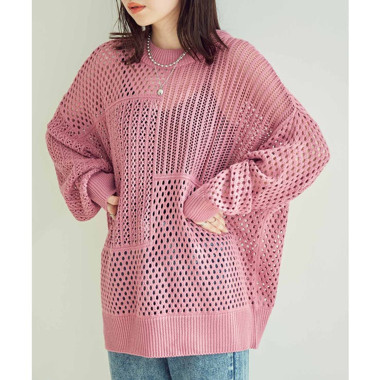 A part by メッシュプルオーバー（ピンク） A part by｜メッシュプルオーバー | Rakuten Fashion(楽天