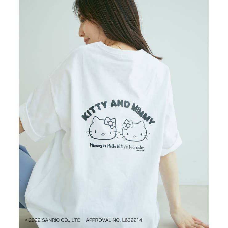 【WEB限定】【ハローキティコラボ】ビックシルエットバックプリントTシャツ | VIS  | 詳細画像10 