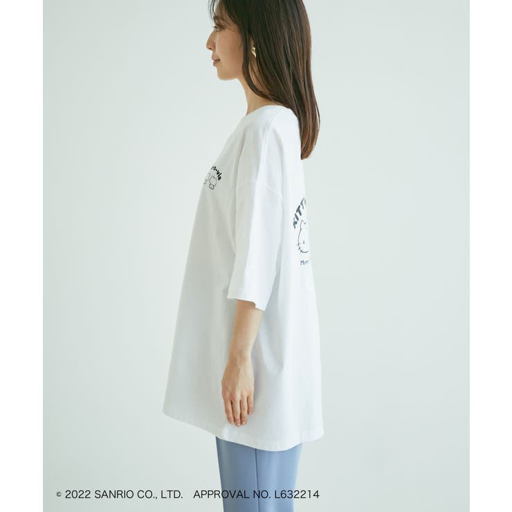 【WEB限定】【ハローキティコラボ】ビックシルエットバックプリントTシャツ | VIS  | 詳細画像14 