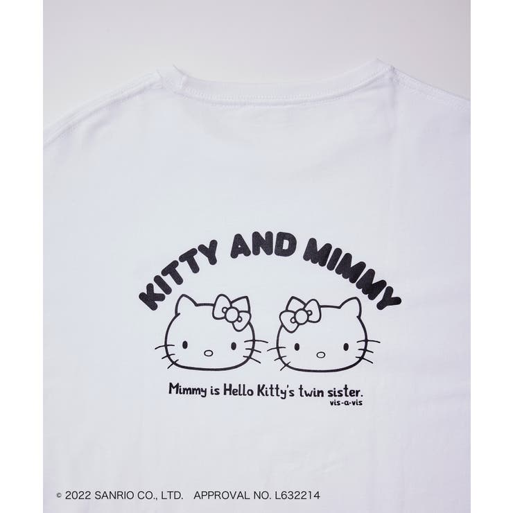 【WEB限定】【ハローキティコラボ】ビックシルエットバックプリントTシャツ | VIS  | 詳細画像22 