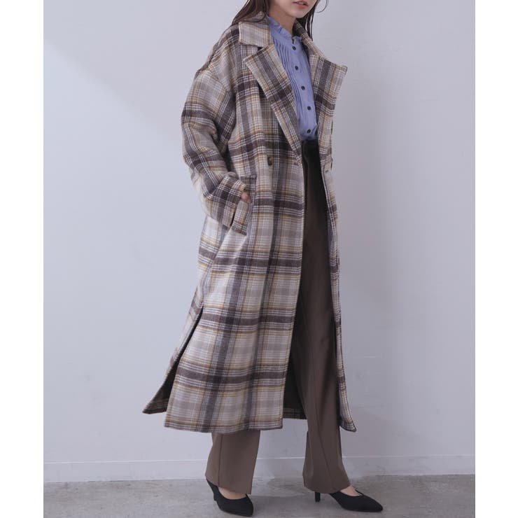 奇天烈 首長 オーバーサイズ ドレープ チェスターコート Y2K ヴィンテージ ETELIO（エテリオ）の「ビッグシルエットドレープメルトンダブル