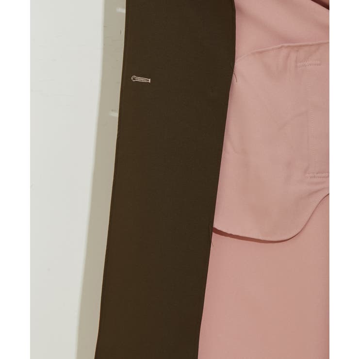 【WEB限定】配色カラーで魅せるスタンドカラーオーバーサイズトレンチコート | VIS  | 詳細画像20 