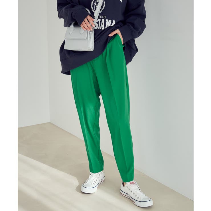 グリーン(30) | 【WEB限定】【選べるカラー!コスパ最強パンツ】テーパードパンツ【洗濯機可】 | VIS 