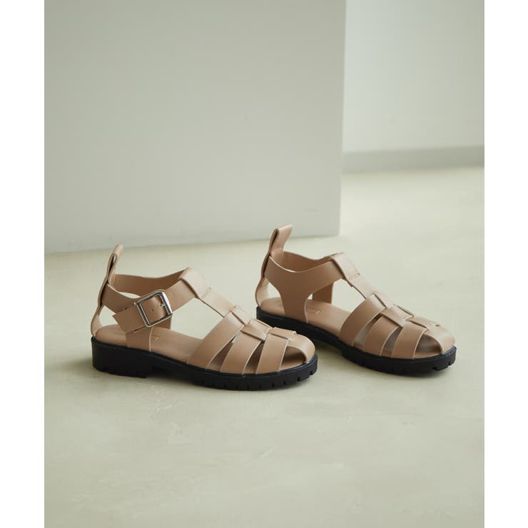 リサイクルフェイクレザーボリュームソールグルカサンダル | VIS  | 詳細画像5 