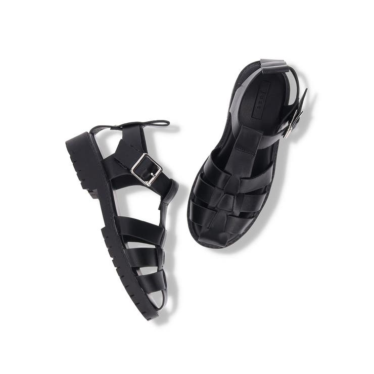 リサイクルフェイクレザーボリュームソールグルカサンダル | VIS  | 詳細画像7 