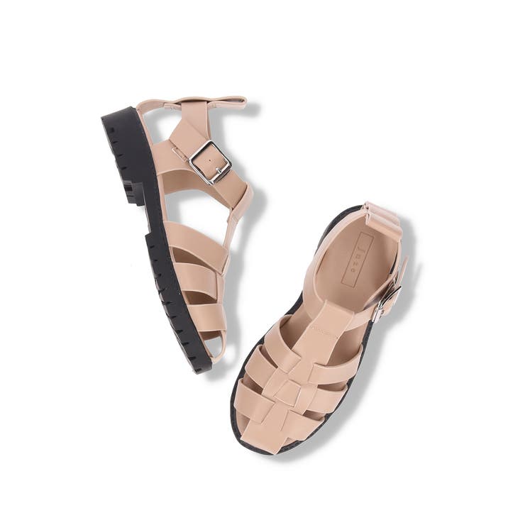 リサイクルフェイクレザーボリュームソールグルカサンダル | VIS  | 詳細画像9 