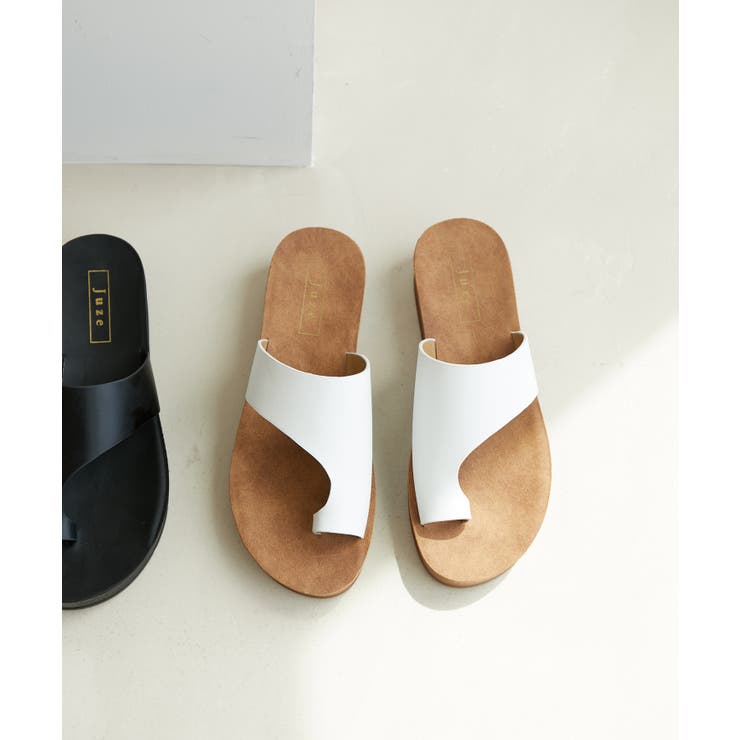 ホワイト(10) | 【軽量】厚底トングサンダル | VIS 