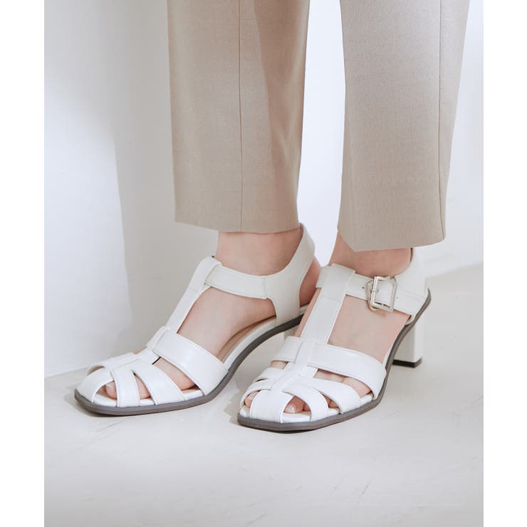 スクエアトゥヒールグルカサンダル | VIS  | 詳細画像12 