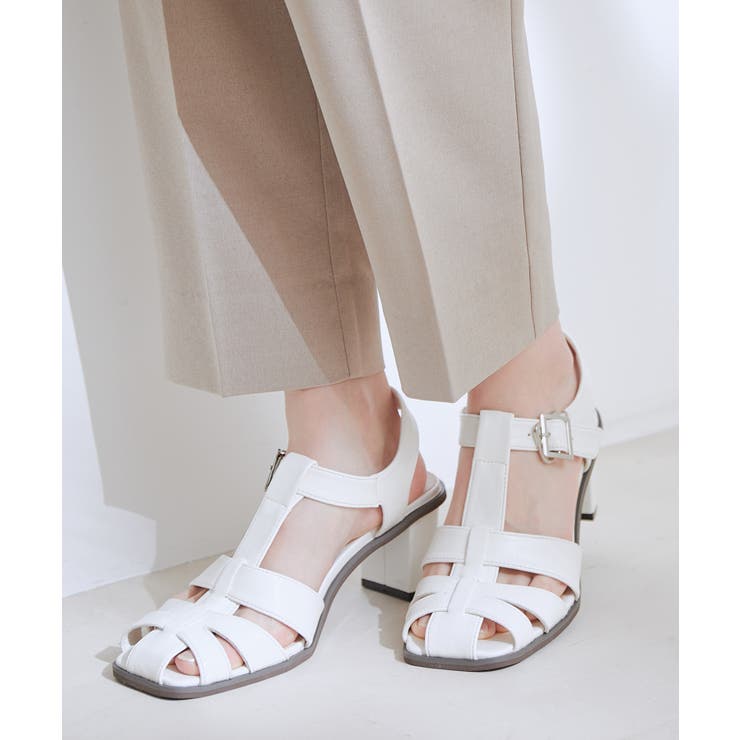 スクエアトゥヒールグルカサンダル | VIS  | 詳細画像13 