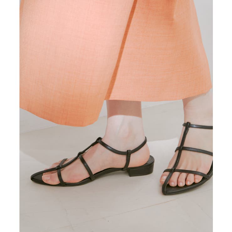 ボーンアンクルストラップフラットサンダル | VIS  | 詳細画像19 