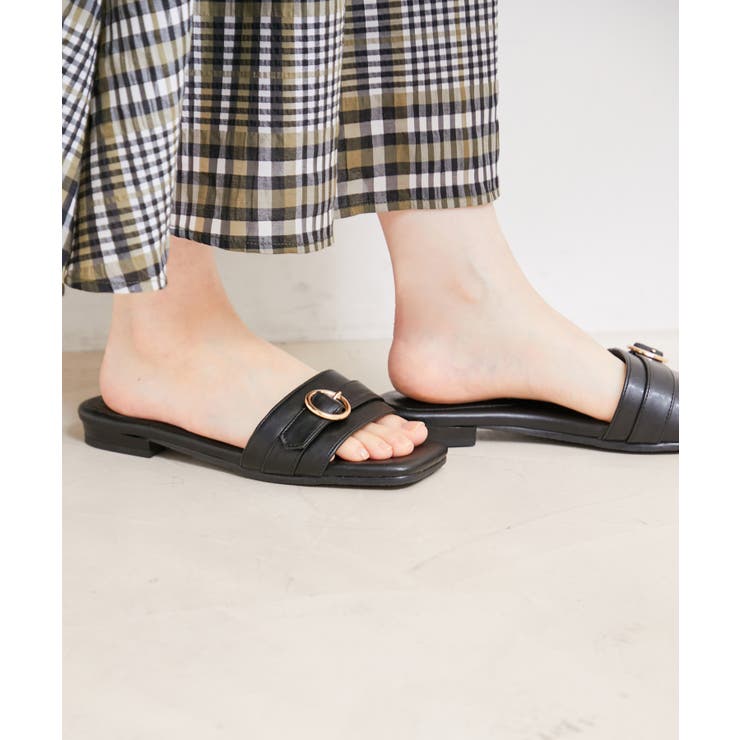 メタルバックルフラットサンダル | VIS  | 詳細画像7 