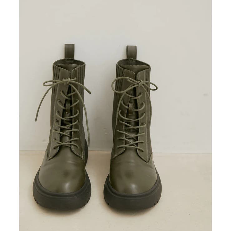 レースアップボリュームソールブーツ | VIS  | 詳細画像9 