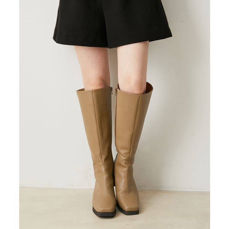 【抗菌防臭】スクエアトゥソフトロングブーツ | VIS  | 詳細画像7 