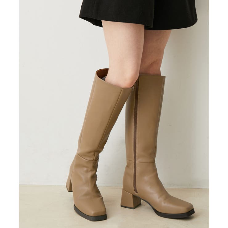 【抗菌防臭】スクエアトゥソフトロングブーツ | VIS  | 詳細画像8 