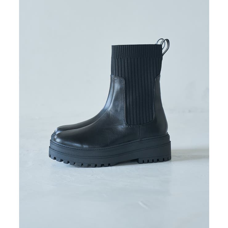 【抗菌防臭】タンクソールサイドニットブーツ | VIS  | 詳細画像2 