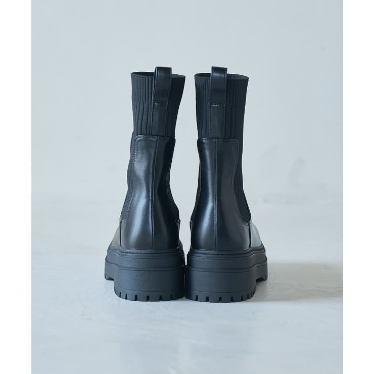 【抗菌防臭】タンクソールサイドニットブーツ | VIS  | 詳細画像3 