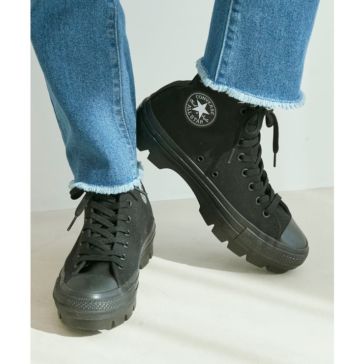 ブラック(01) | 【CONVERSE】ALL STAR 100 CHUNK HI | VIS 