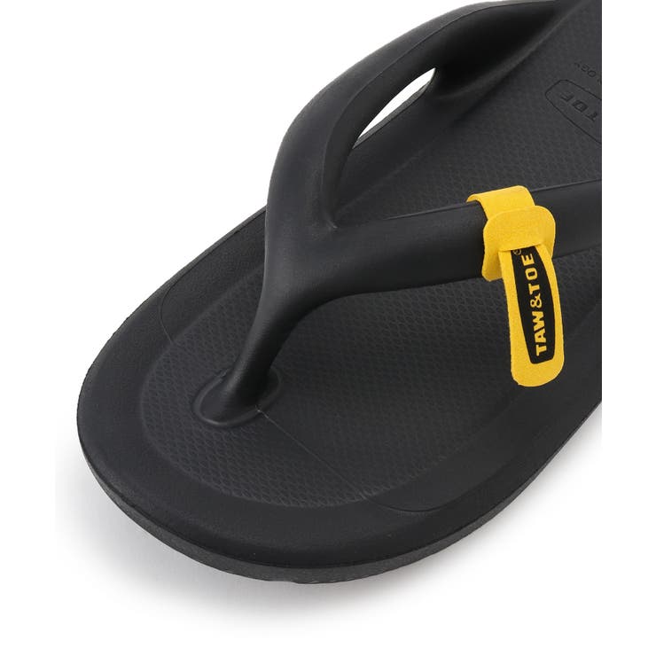 サンダル・ミュール ^TAW&TOE^ Zerovity FLAT Black Z-FF-FT_BK TAW&TOE - ZEROVITY Flip Flop OG リカバリーサンダル Black