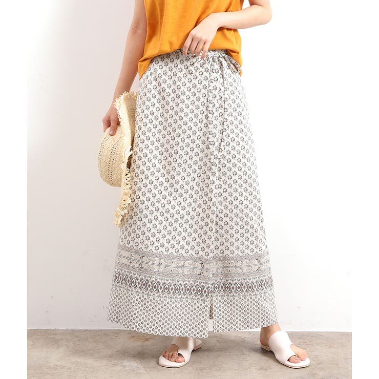 パネルプリントラップスカート 品番 Visw Vis ビス のレディースファッション通販 Shoplist ショップリスト