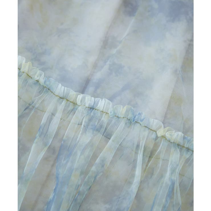 ニュアンス柄チュールスカート | VIS  | 詳細画像24 
