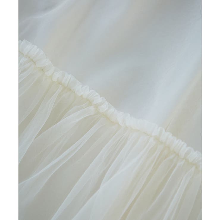 ニュアンス柄チュールスカート | VIS  | 詳細画像25 