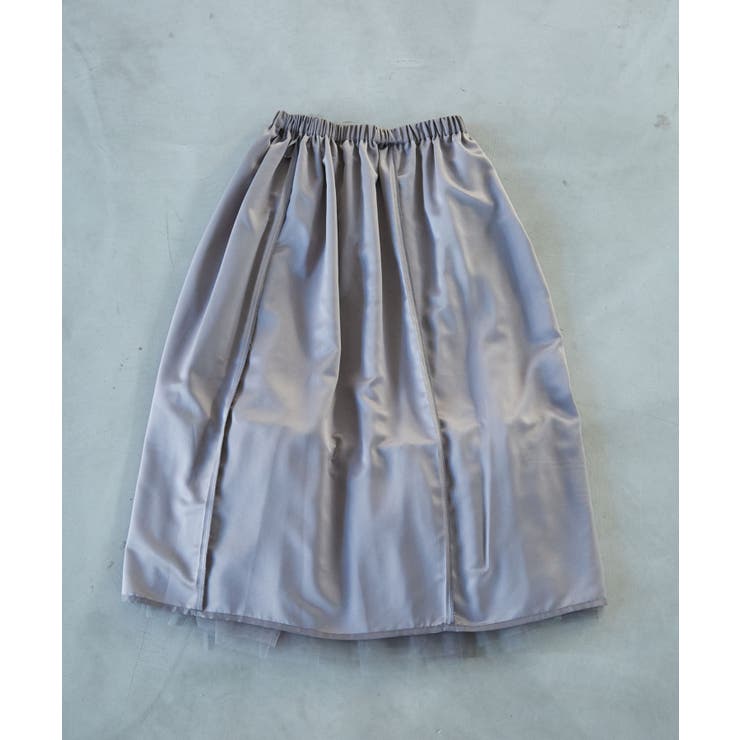 ニュアンス柄チュールスカート | VIS  | 詳細画像26 