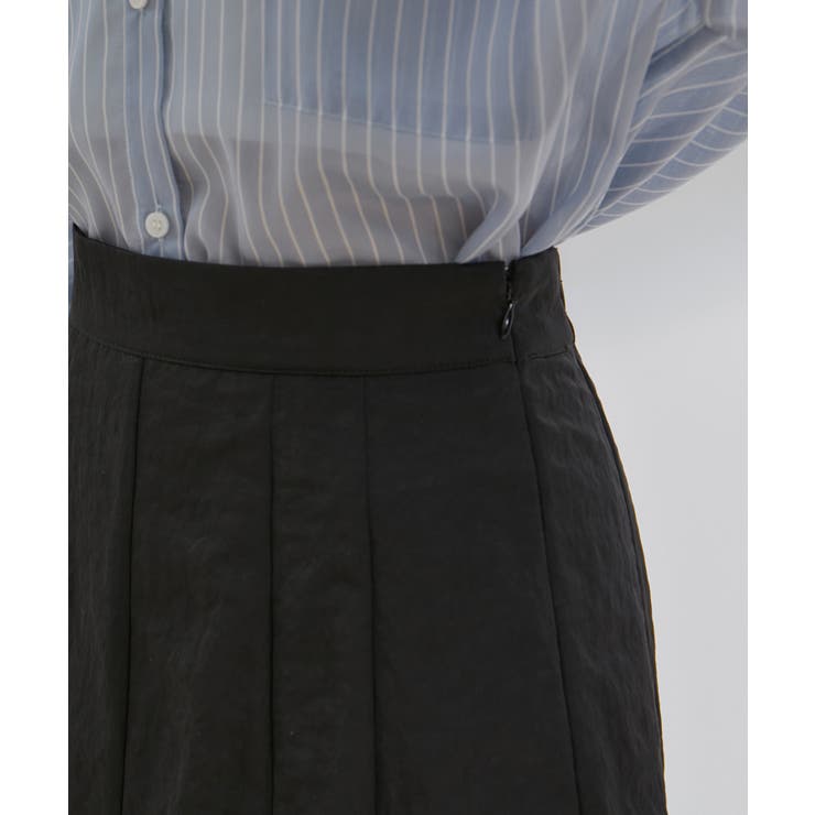 【セットアップ対応】ナイロンワッシャーAラインスカート【洗える】 | VIS  | 詳細画像23 