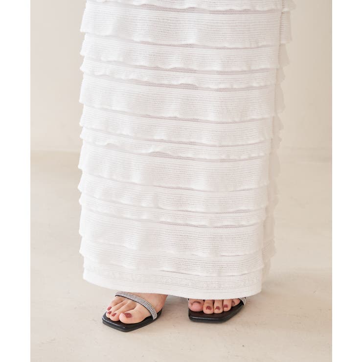 【選べる着丈】フリンジカットロングスカート【洗える】 | VIS  | 詳細画像23 