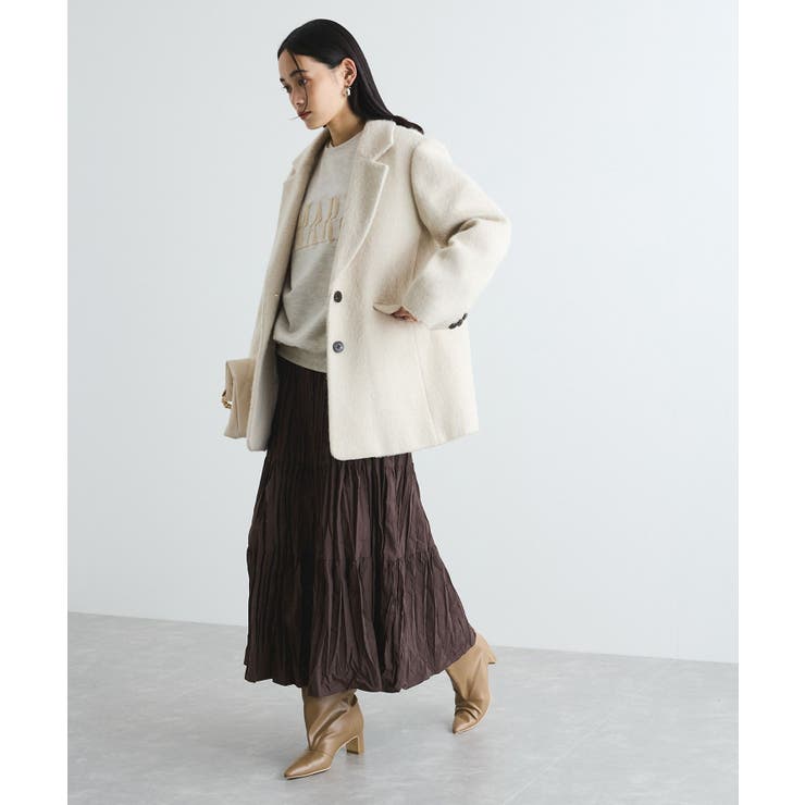 【洗える】ワッシャー加工スカート | VIS  | 詳細画像7 