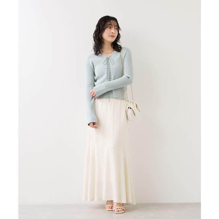 サテンツイルマーメイドスカート | VIS  | 詳細画像2 