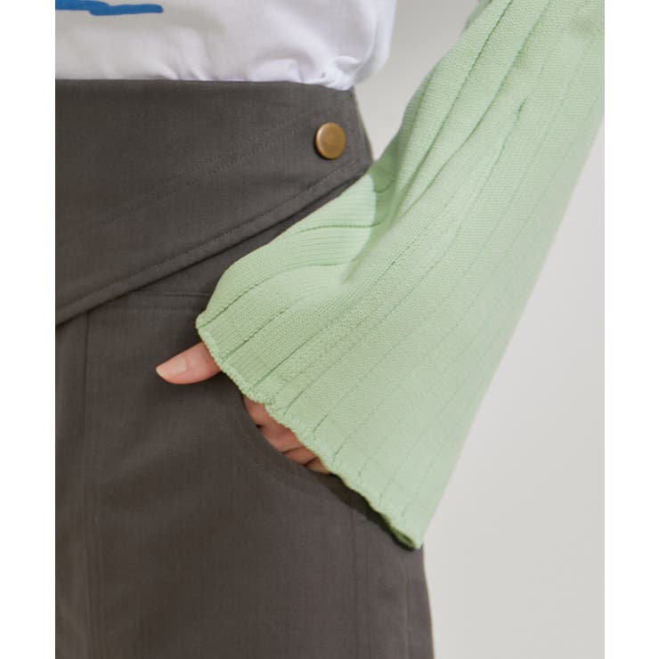 フラップ付き台形ミニスカート | VIS  | 詳細画像16 