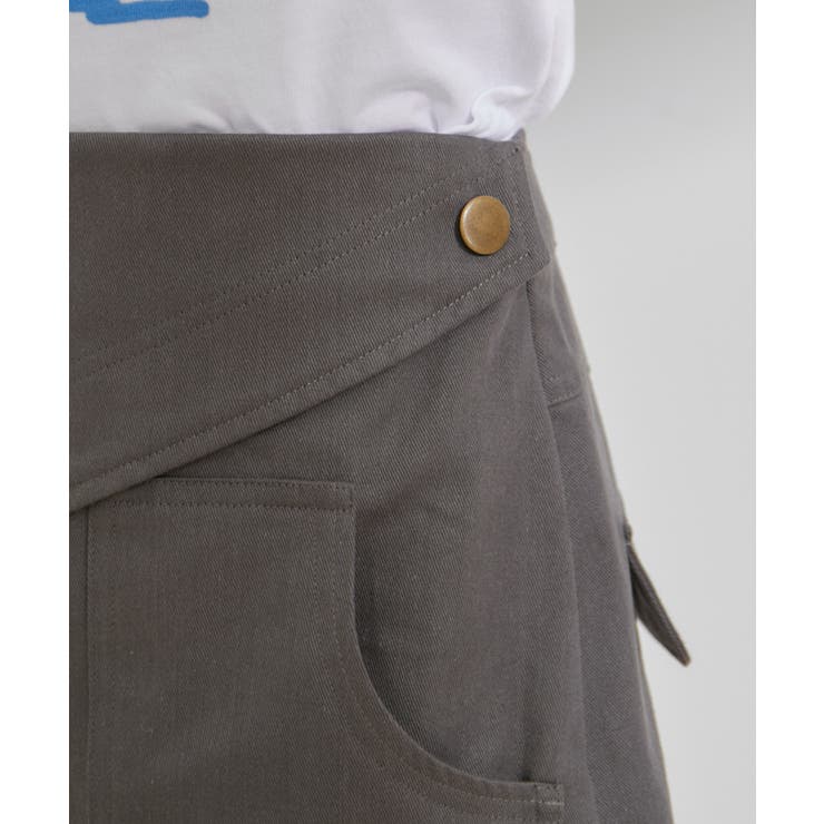 フラップ付き台形ミニスカート | VIS  | 詳細画像17 