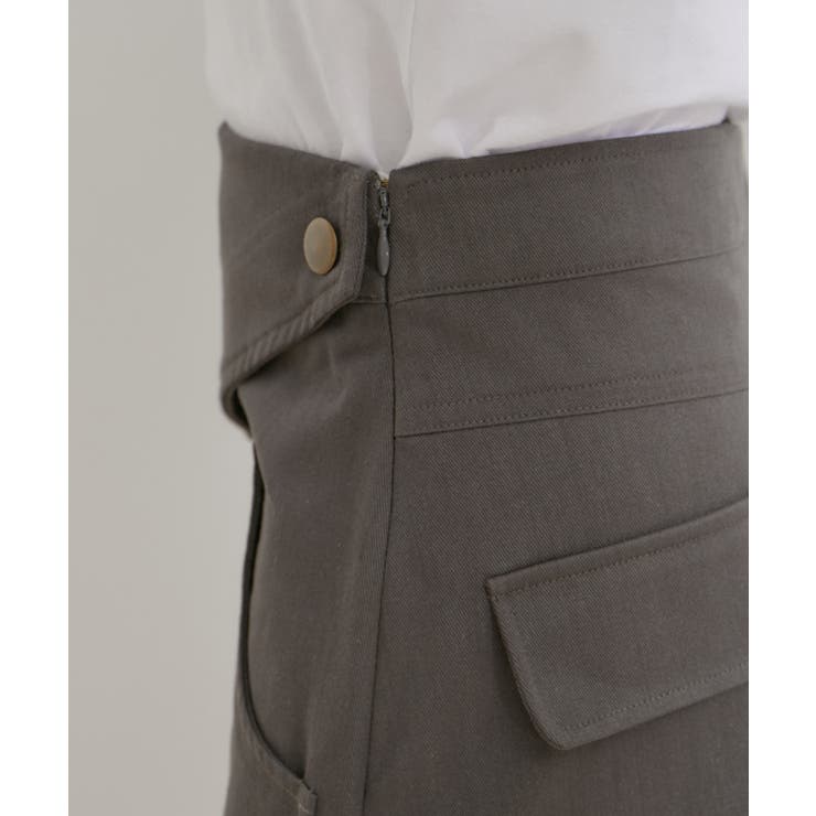 フラップ付き台形ミニスカート | VIS  | 詳細画像18 