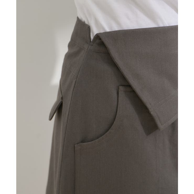 フラップ付き台形ミニスカート | VIS  | 詳細画像21 