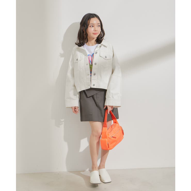 フラップ付き台形ミニスカート | VIS  | 詳細画像24 