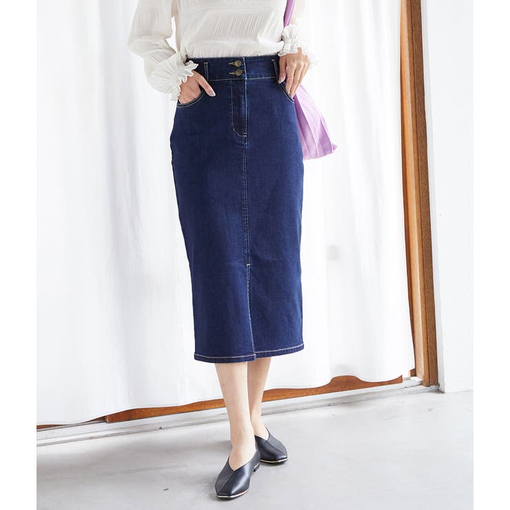Iラインデニムスカート 品番 Visw Vis ビス のレディースファッション通販 Shoplist ショップリスト
