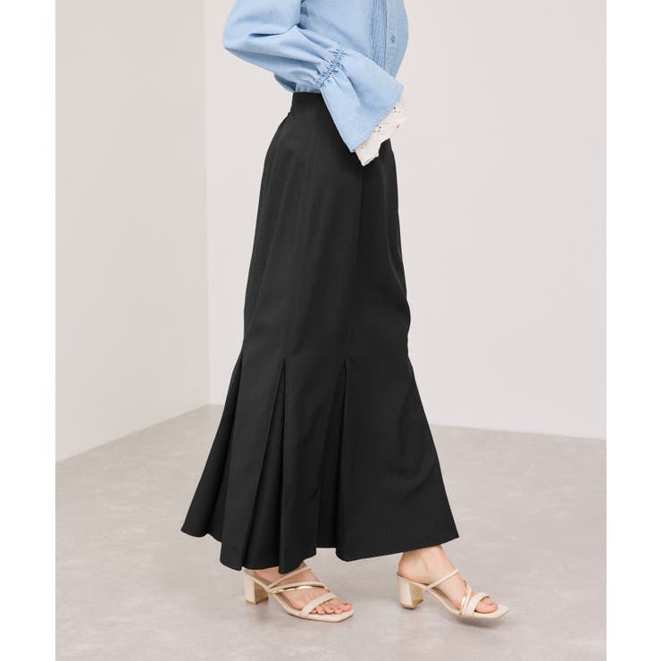 ボックスプリーツマーメイドスカート/イージーケア・防シワ | VIS  | 詳細画像11 