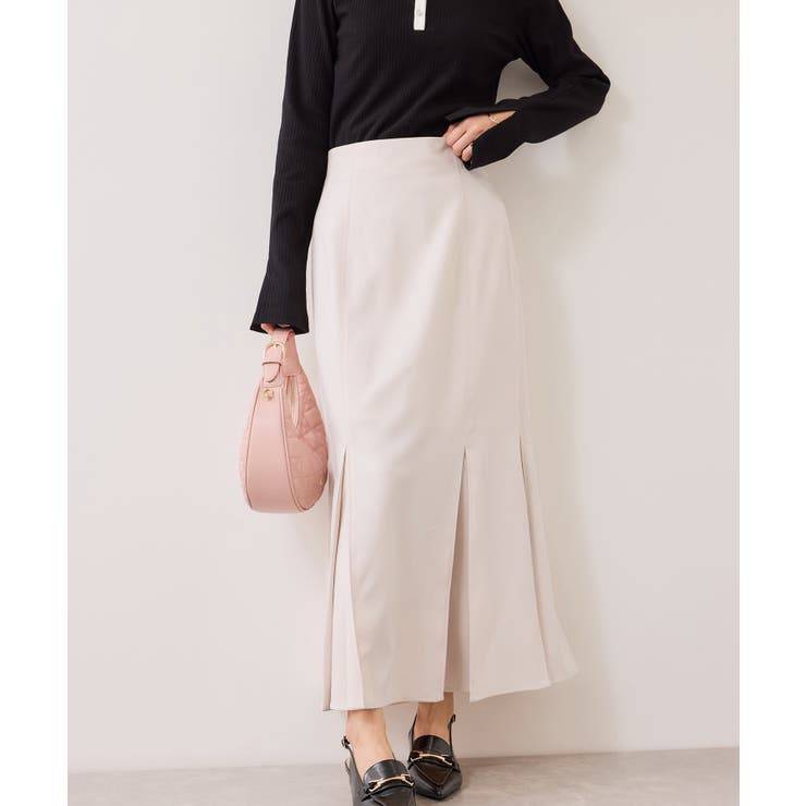 ボックスプリーツマーメイドスカート/イージーケア・防シワ | VIS  | 詳細画像16 