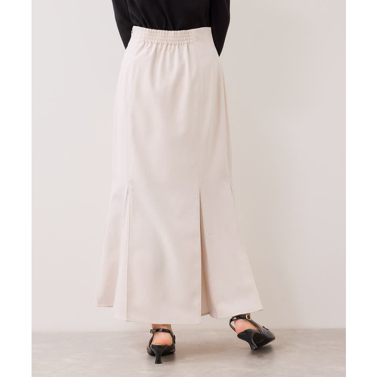 ボックスプリーツマーメイドスカート/イージーケア・防シワ | VIS  | 詳細画像17 