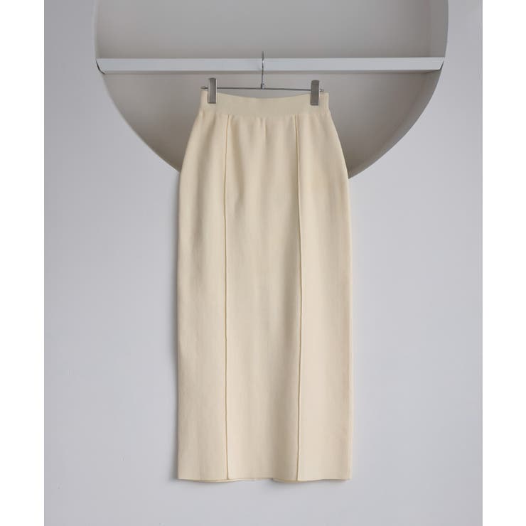 ピンタックデザインニットスカート | VIS  | 詳細画像22 