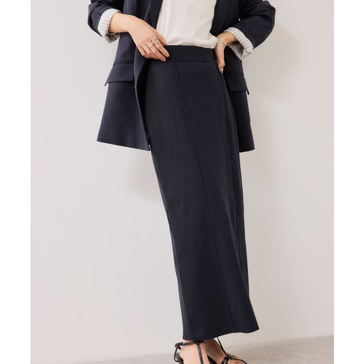 ピンタックデザインニットスカート | VIS  | 詳細画像9 