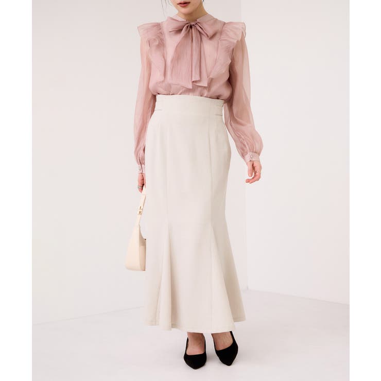 美easyリネンライクマーメイドスカート イージーケア 接触冷感 | VIS  | 詳細画像13 