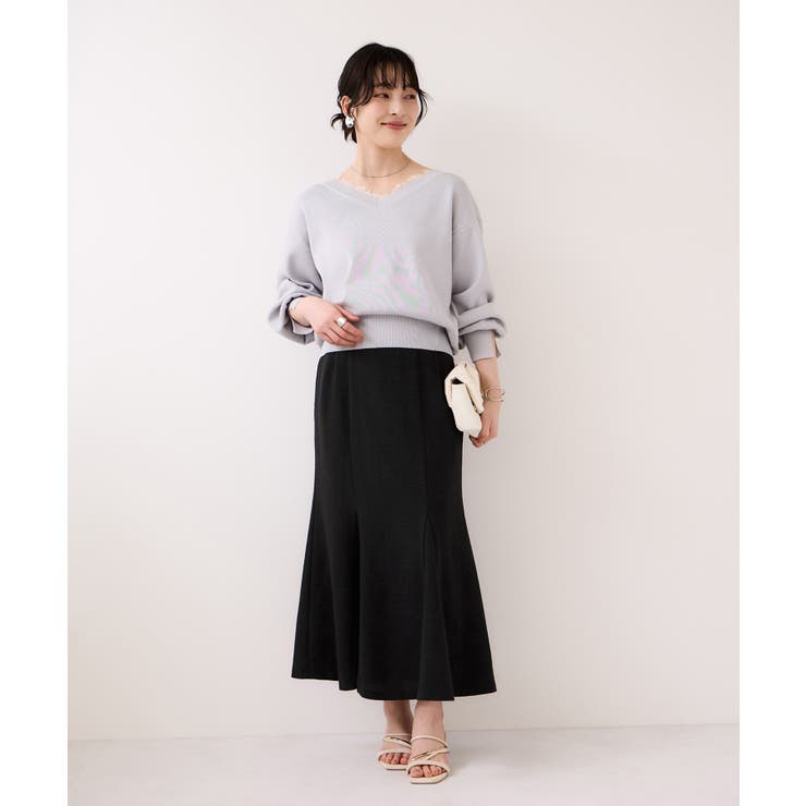 美easyリネンライクマーメイドスカート イージーケア 接触冷感 | VIS  | 詳細画像16 
