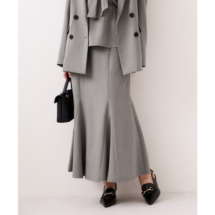 美easyリネンライクマーメイドスカート イージーケア 接触冷感 | VIS  | 詳細画像21 