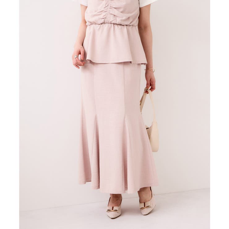 美easyリネンライクマーメイドスカート イージーケア 接触冷感 | VIS  | 詳細画像9 