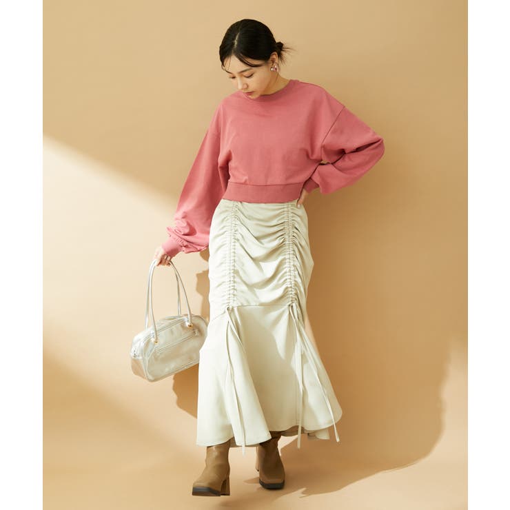 【洗える】ドロストマーメイドスカート | VIS  | 詳細画像4 