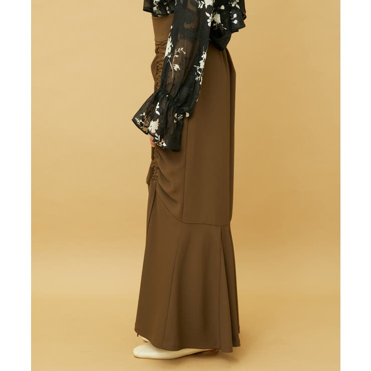 【洗える】ドロストマーメイドスカート | VIS  | 詳細画像7 