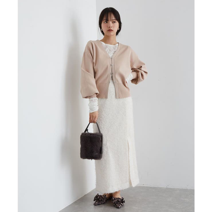 【洗える】フェザーチュールスカート | VIS  | 詳細画像4 