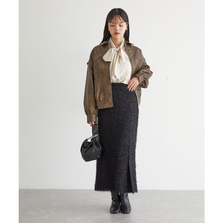 【洗える】フェザーチュールスカート | VIS  | 詳細画像6 