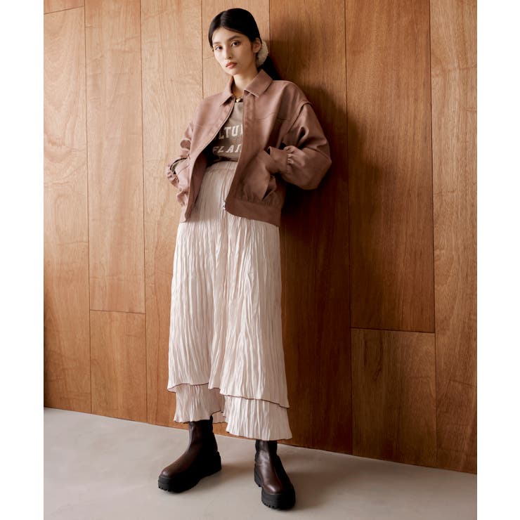 ワッシャーIラインスカート | VIS  | 詳細画像4 